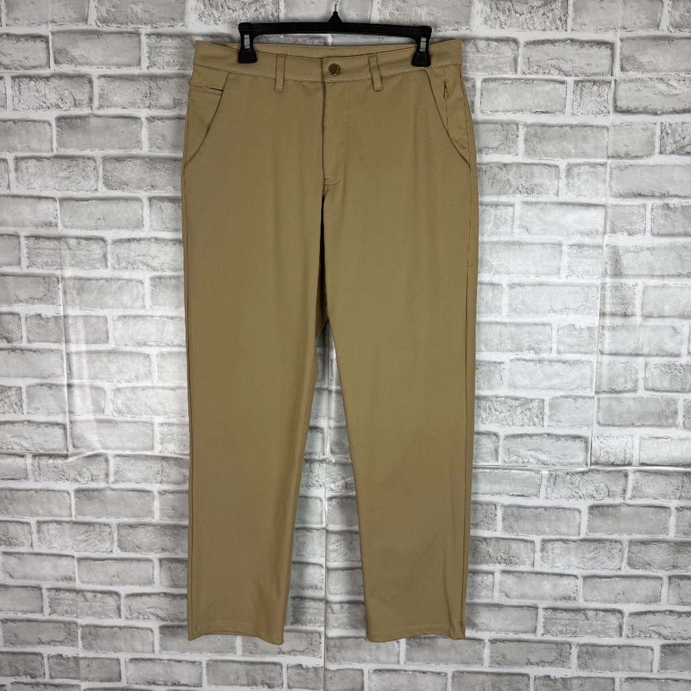 Barbell Apparel Anything Performance Tech Tan 5 Pocket Chino Pants Mens 30 x 30
